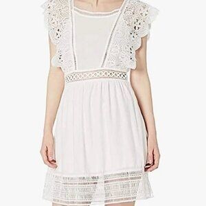 White Eyelet Dress - Moon River Brand - Size Small